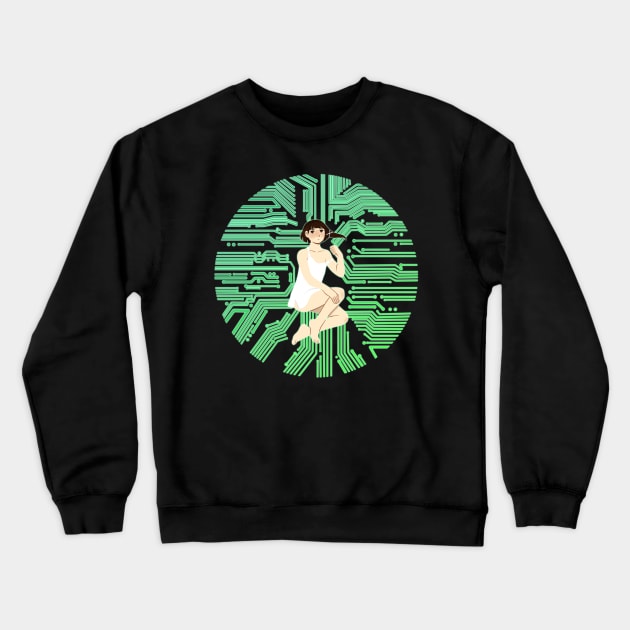 wired Crewneck Sweatshirt by Janikainen